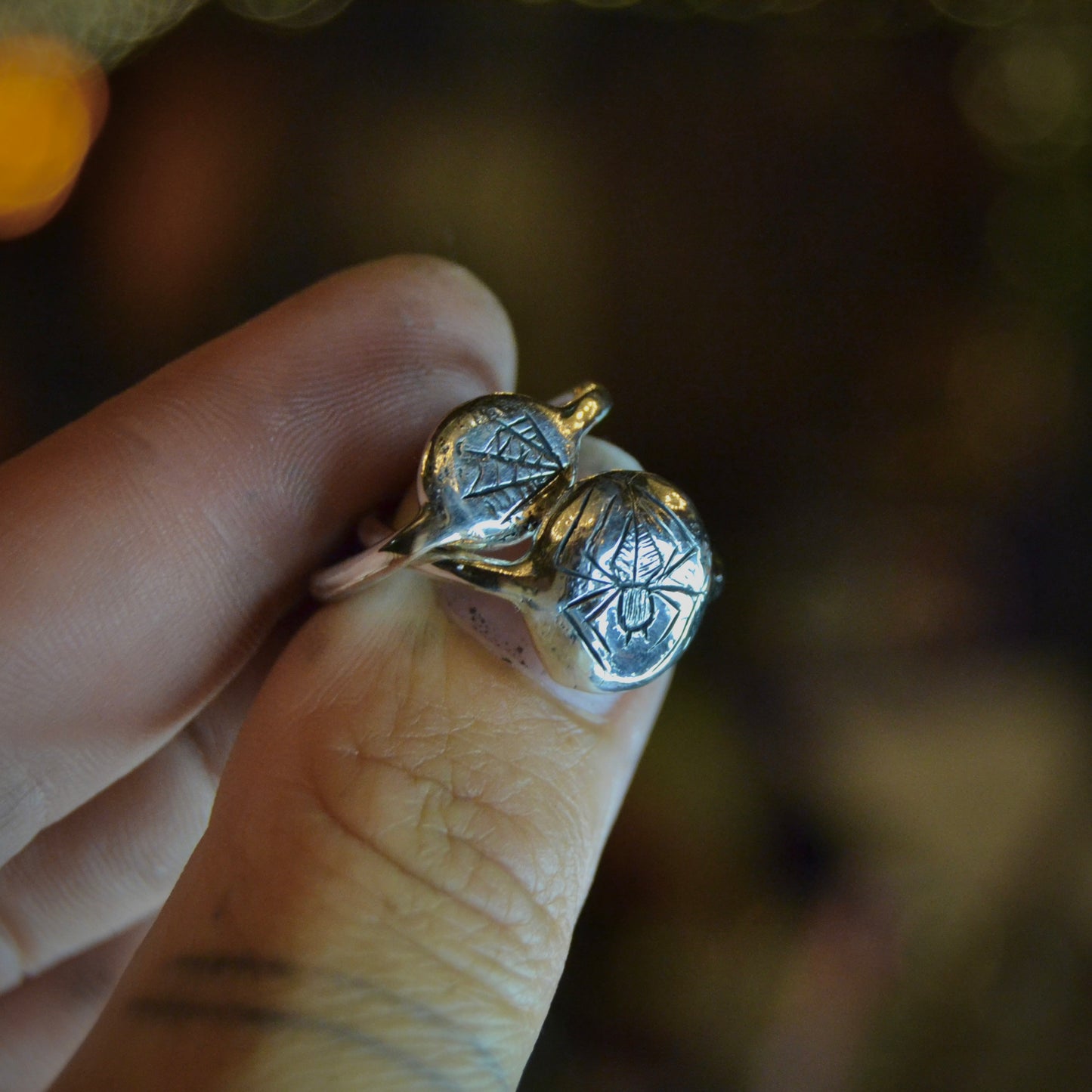 The Weaver & The Web Signet Rings