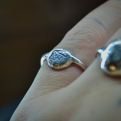 The Weaver & The Web Signet Rings