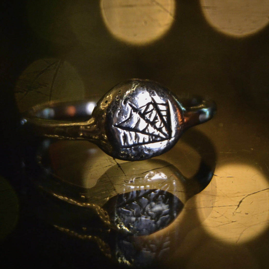 The Weaver & The Web Signet Rings