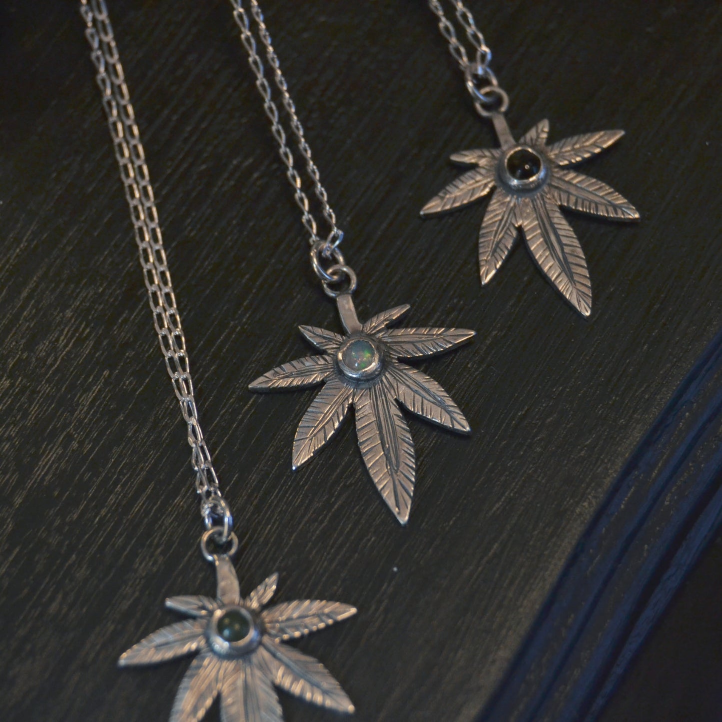 Ganja 420 .925 Sterling Silver Necklace