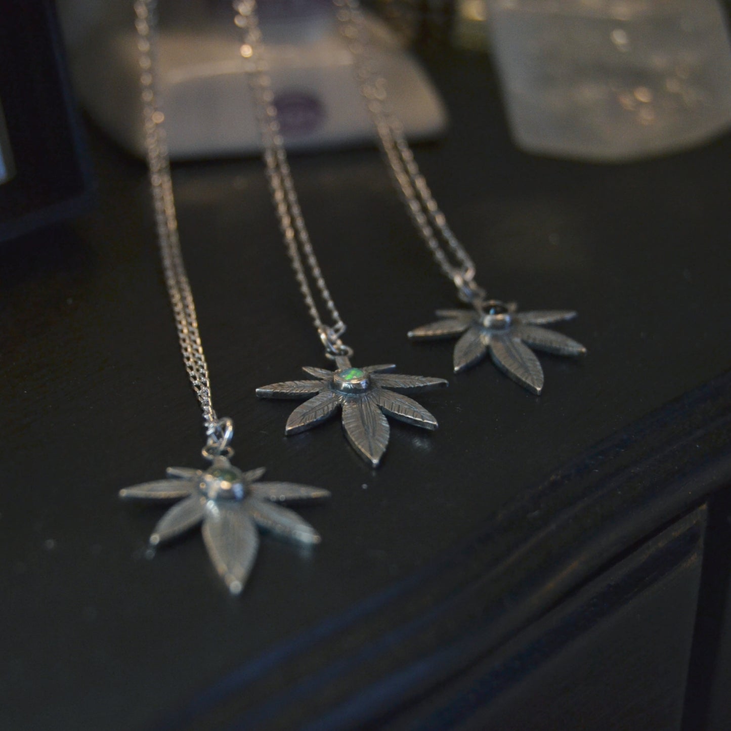 Ganja 420 .925 Sterling Silver Necklace