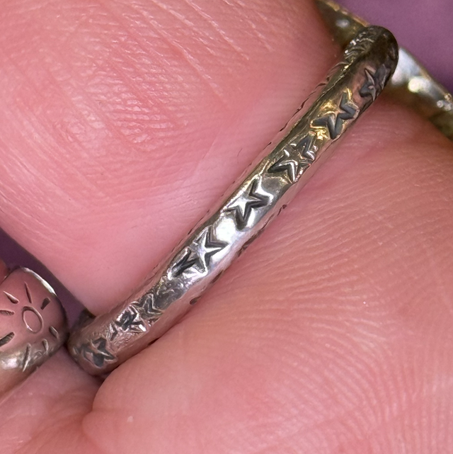 Labradorite Star Scattered .925 Sterling Silver Ring