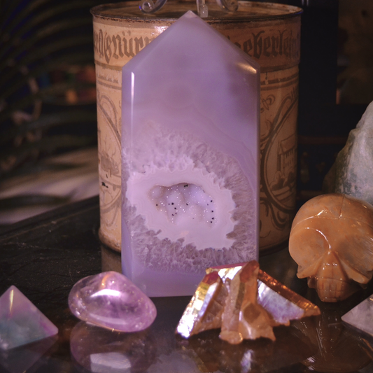 Agate Polished Tower Crystal